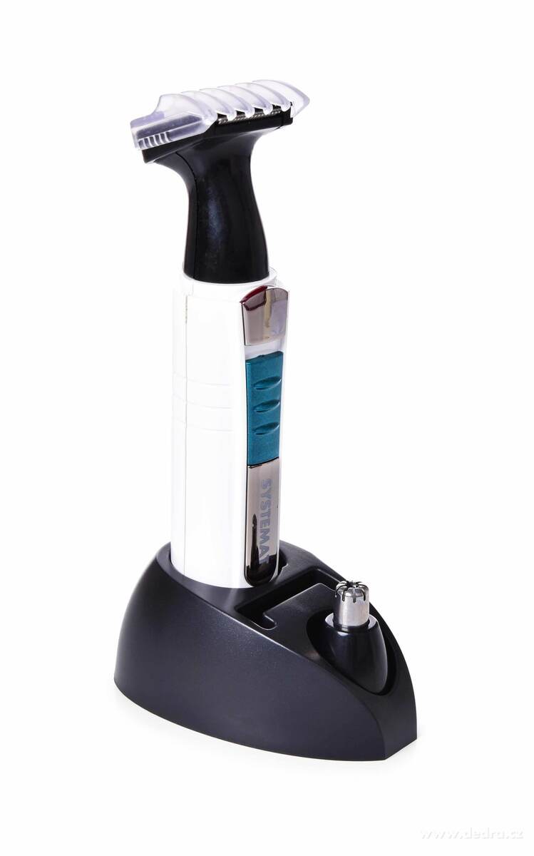 SYSTEMAT, 3in1 zastřihovač chloupků v nose, uších a kotlet, rotační nerezové břity & bateriový provoz – náhled 2 | Grand Móda