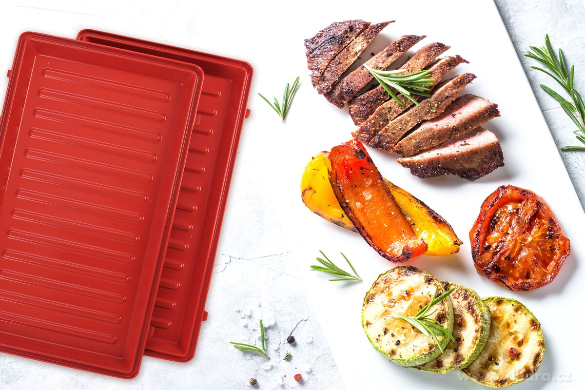 GRIFLOVAČ 4v1, Sendvičovač, vaflovač, panini & stolní gril, keramické BIOPAN® desky – náhled 4 | Grand Móda