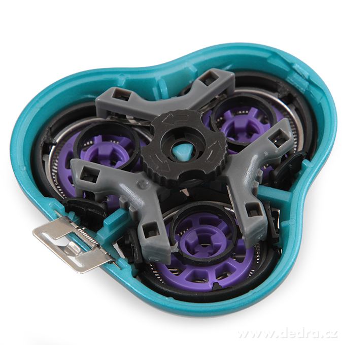 4D náhradní hlavice k holícímu strojku, tyrkysová – náhled 3 | Grand Móda