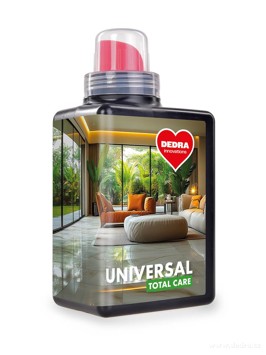 TOTAL CARE UNIVERSAL | Univerz├íln├ş ekologick├Ż ─Źistic├ş koncentr├ít na podlahy | 500 ml | 25 myt├ş - obr├ízek 4 | Myt├ş podlahy | Grand M├│da