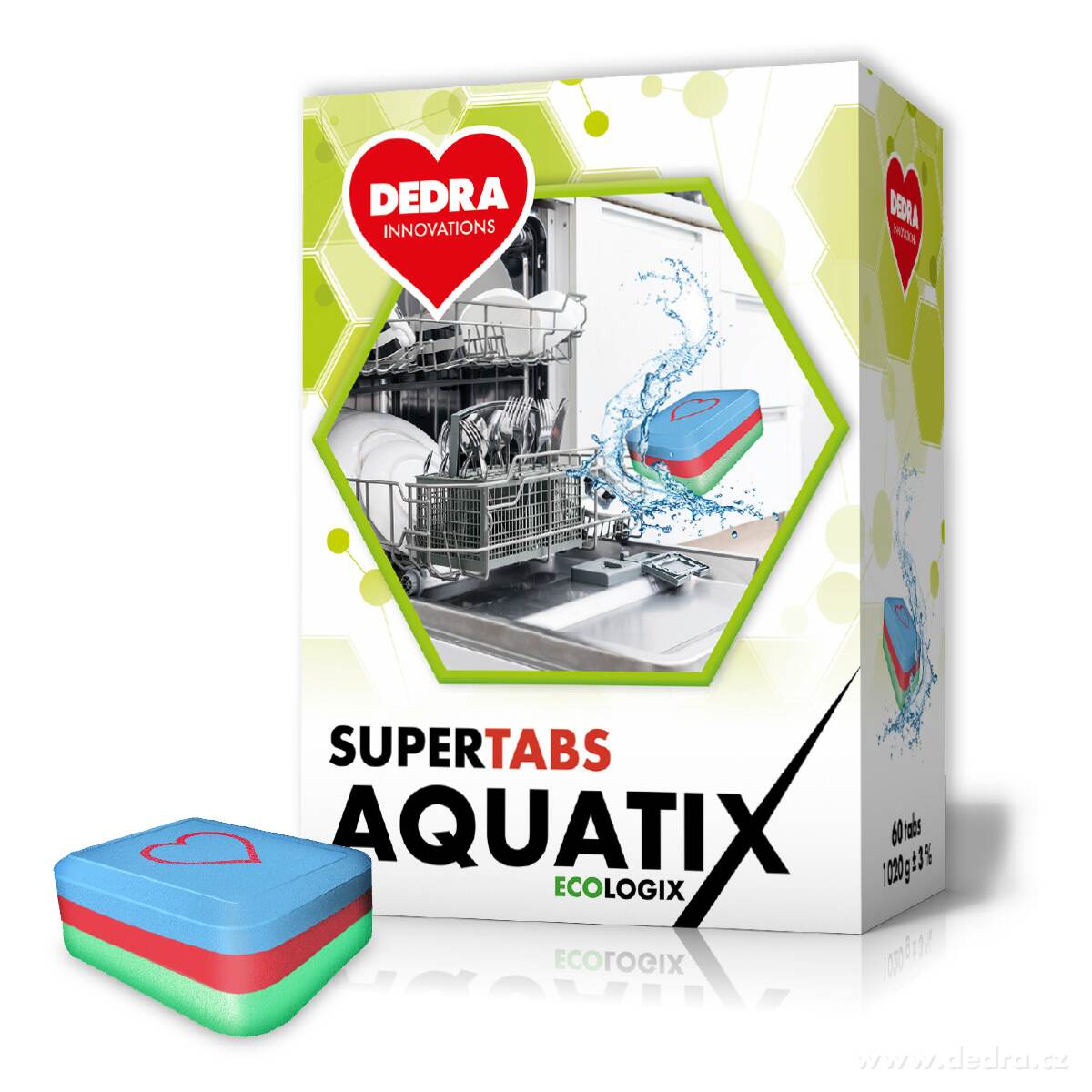 AQUATIX, multifunkční tablety do myčky, 60 mytí | Mytí v myčce | Grand Móda