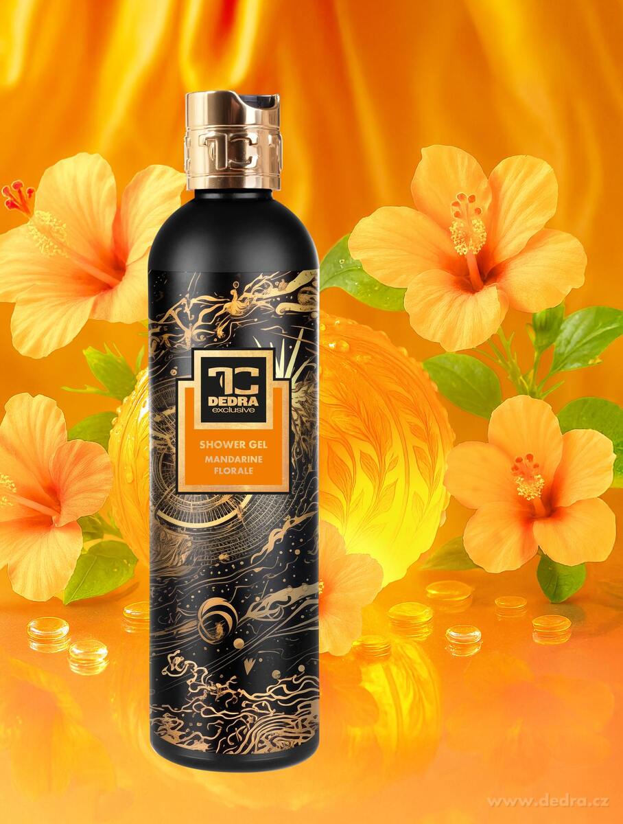 MANDARINE FLORALE | exkluzivn├ş ┼íetrn├Ż sprchov├Ż gel s glycerinem & Aloe vera | 320 ml | FC exclusive - obr├ízek 2 | FC DEDRA exclusive | Grand M├│da