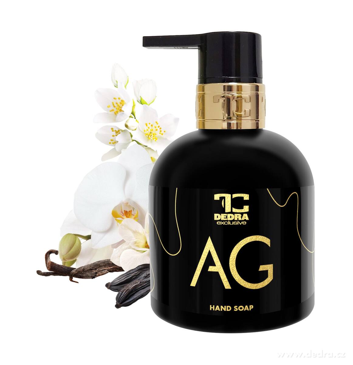 AG by AGATA | exkluzivn├ş ┼íetrn├ę tekut├ę m├Żdlo s glycerinem & Aloe vera | 320 ml - hlavn├ş obr├ízek | Myt├ş a p├ę─Źe o t─Ťlo | Grand M├│da