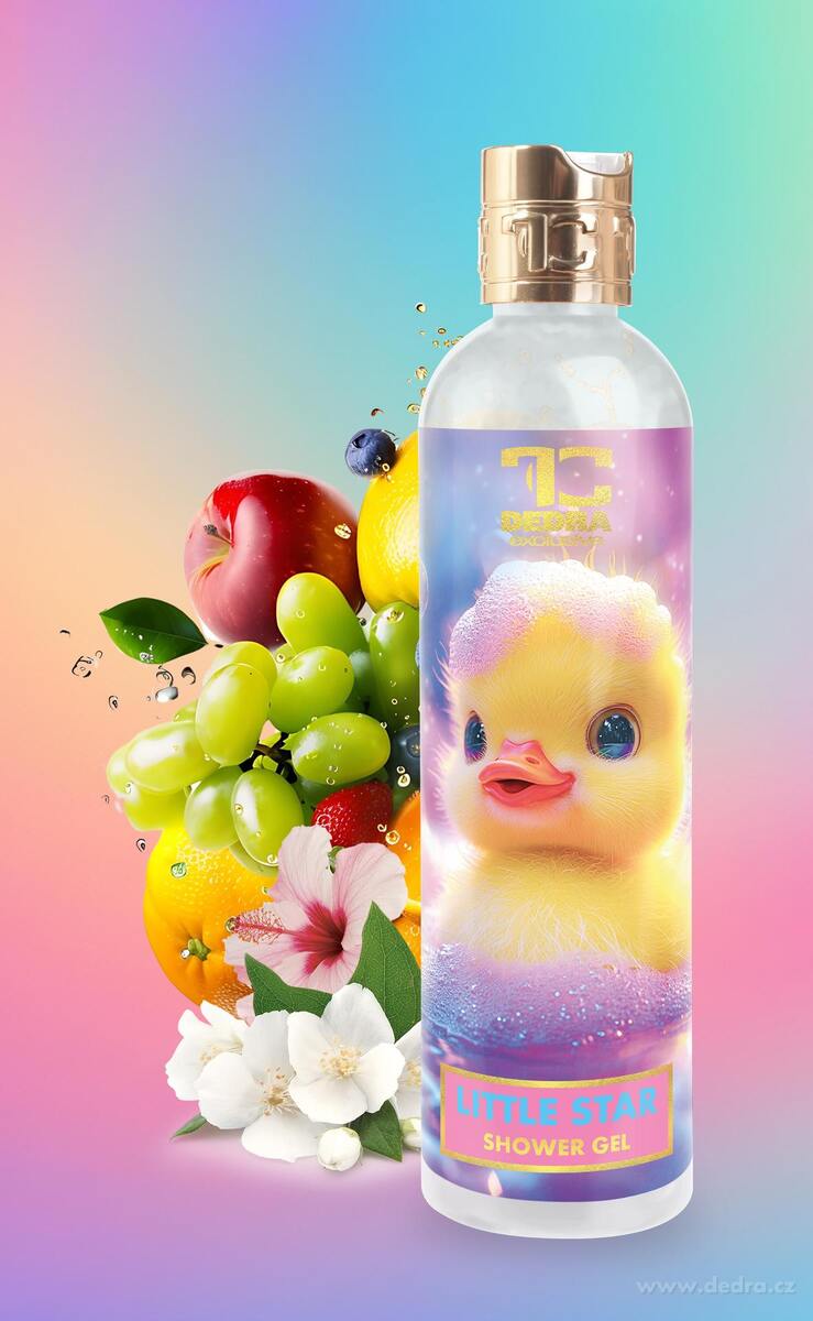 LITTLE STAR | d─Ťtsk├Ż ultra jemn├Ż sprchov├Ż gel na t─Ťlo i vl├ísky | hypoalergenn├ş, bez paraben┼» | 320 ml - obr├ízek 2 | Baby & Sensitive | Grand M├│da