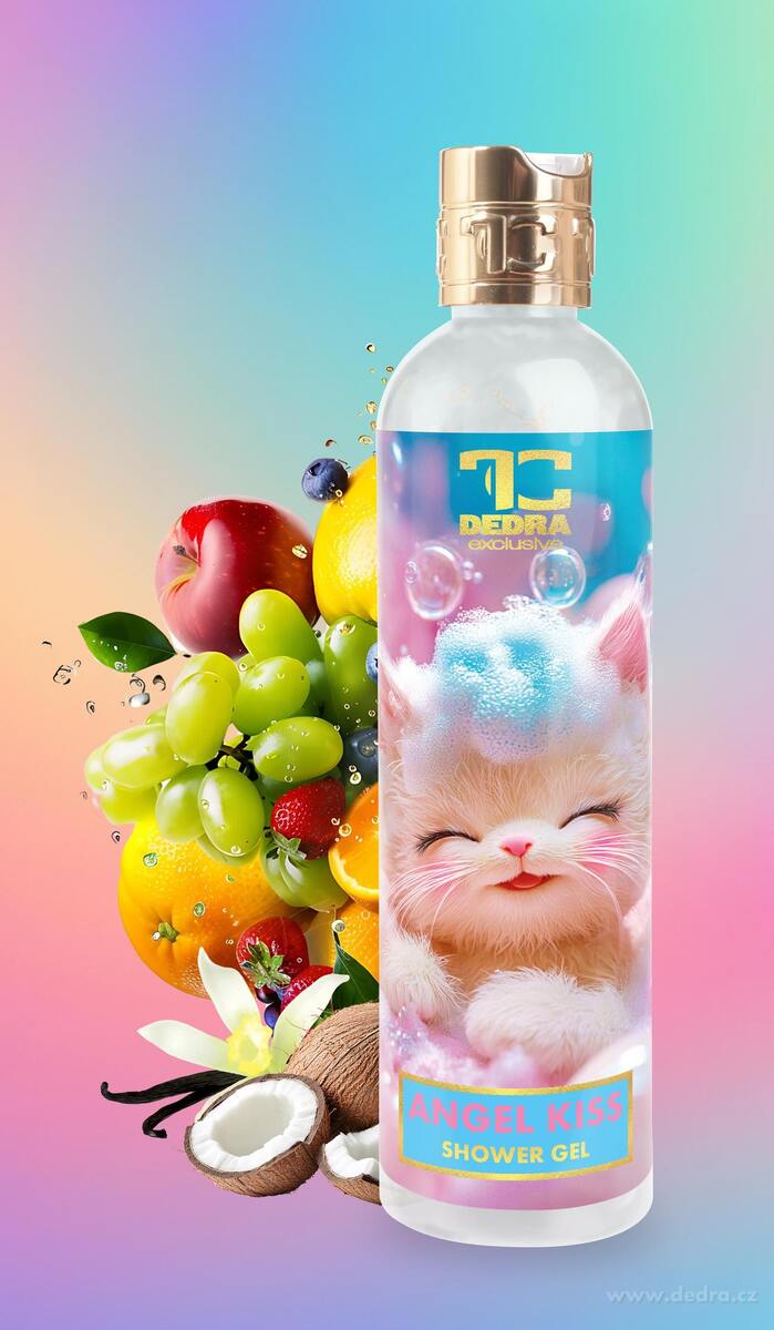 ANGEL KISS | d─Ťtsk├Ż ultra jemn├Ż sprchov├Ż gel na t─Ťlo i vl├ísky | hypoalergenn├ş, bez paraben┼» | 320 ml - obr├ízek 2 | Baby & Sensitive | Grand M├│da