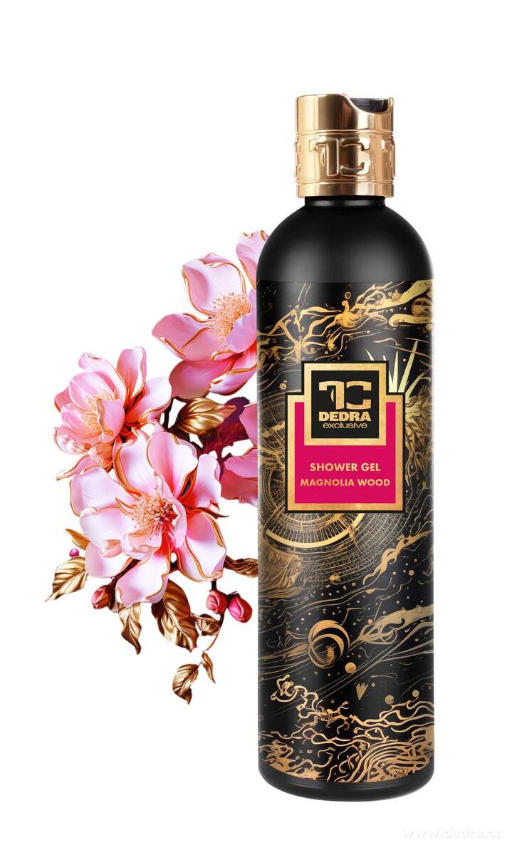 MAGNOLIA WOOD, exkluzivní šetrný sprchový gel s glycerinem & Aloe vera, 320 ml, FC DEDRA exclusive