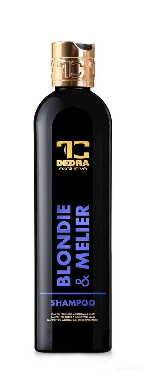 BLONDIE & MELIER, šampón s fialovým pigmentem, pro světlé a lesklé vlasy bez žlutých tónů