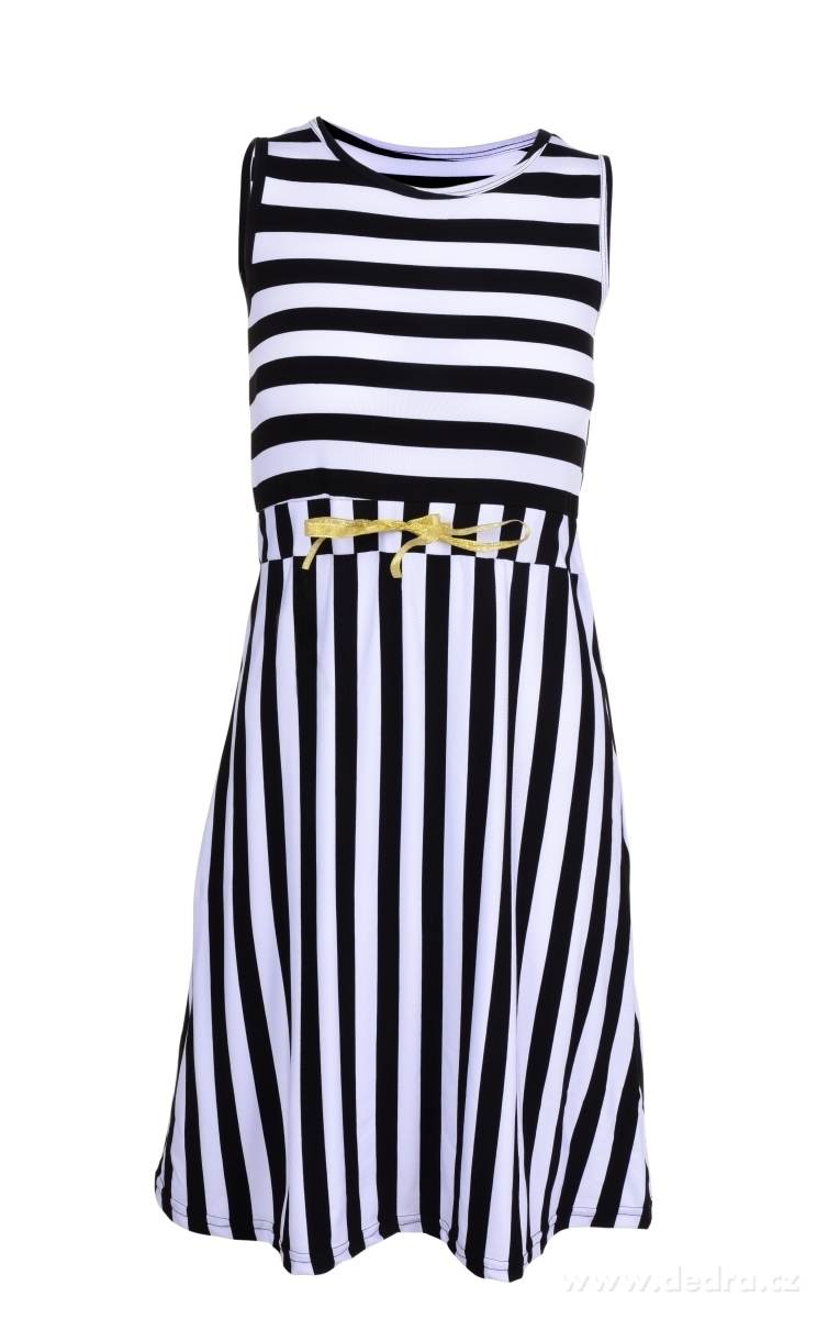 STREAKY, pruhované šaty – náhled 2 | Grand Móda