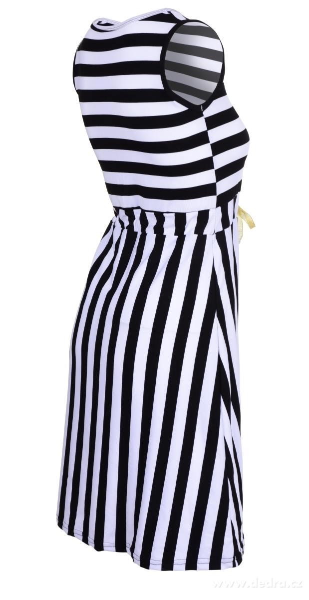 STREAKY, pruhované šaty – náhled 4 | Grand Móda