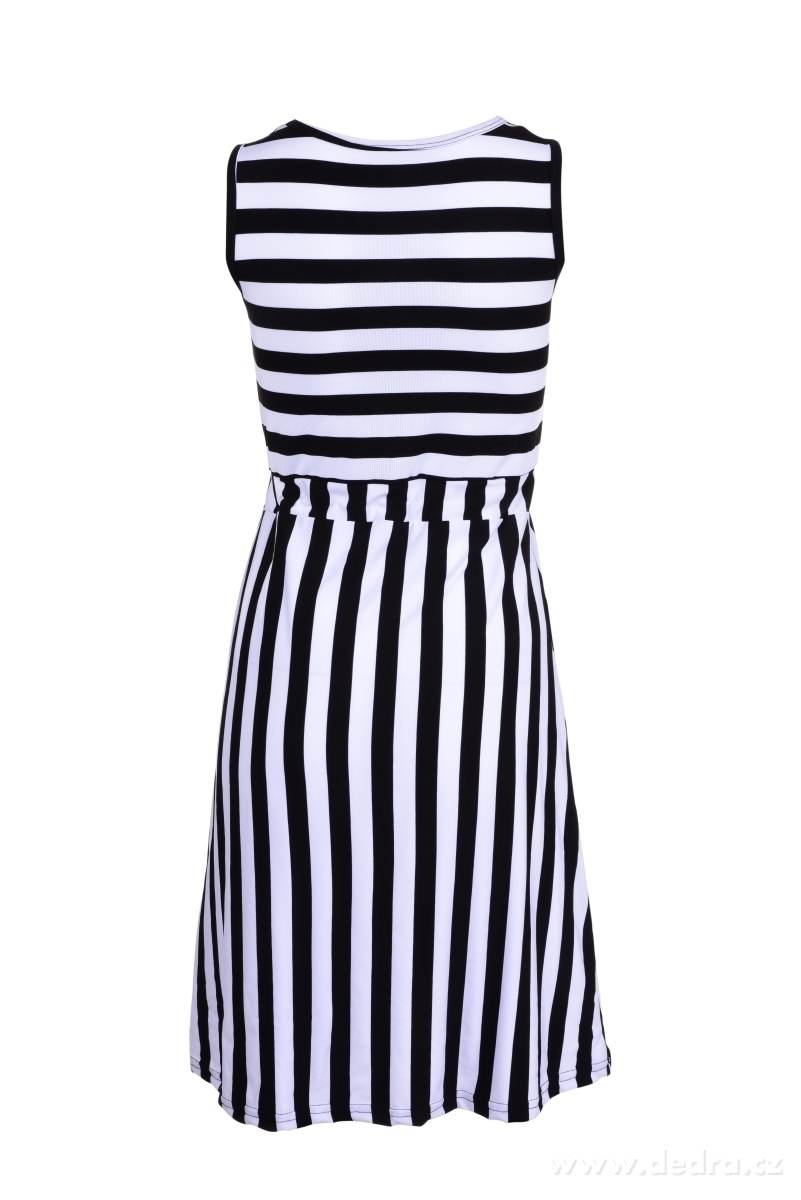 STREAKY, pruhované šaty – náhled 5 | Grand Móda