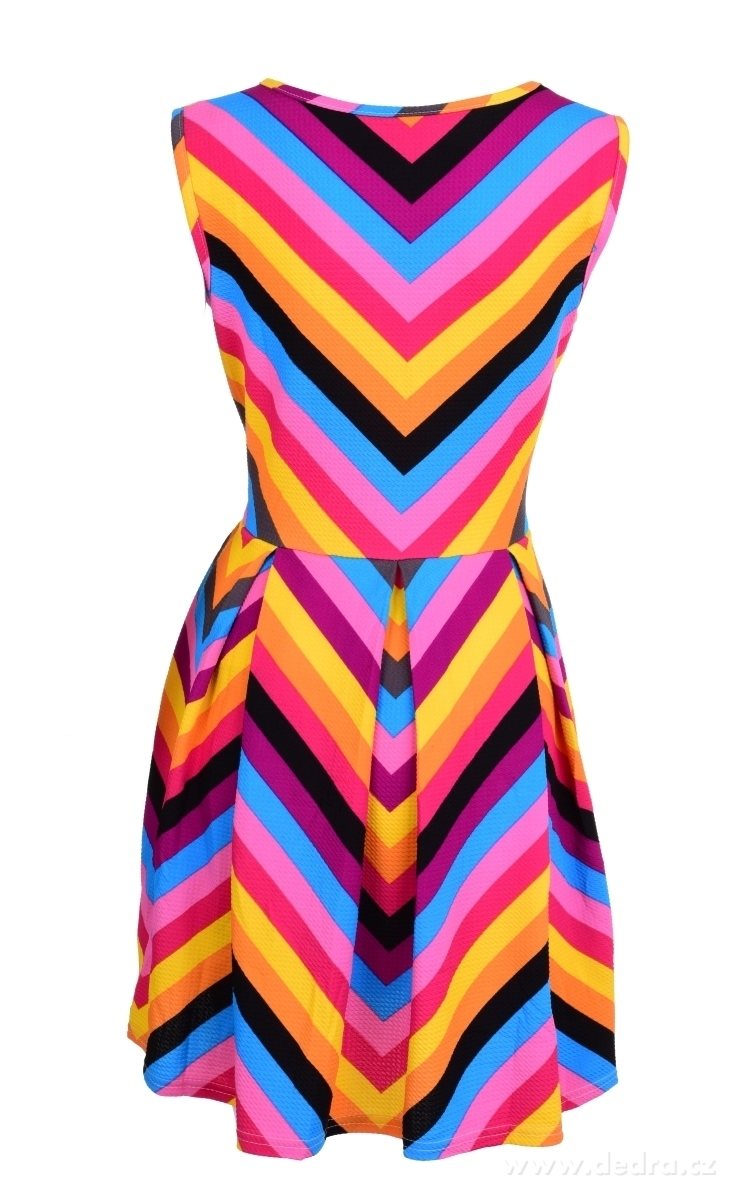 Barevné šaty, MULTICOLOR – náhled 5 | Grand Móda