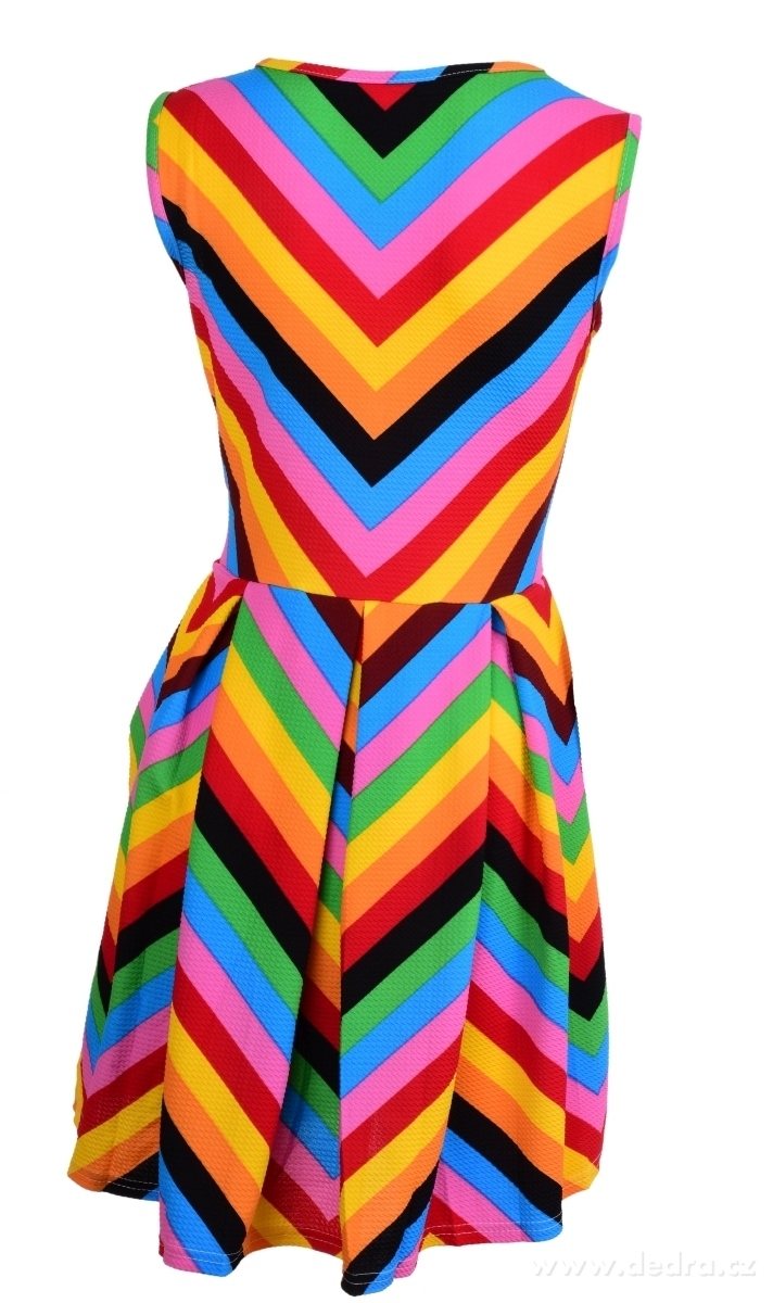 Barevné šaty, MULTICOLOR – náhled 3 | Grand Móda