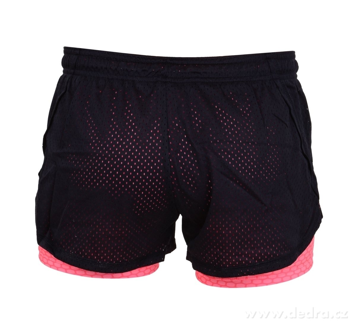 DÁMSKÉ KRAŤASY, černo lososové – náhled 3 | Grand Móda