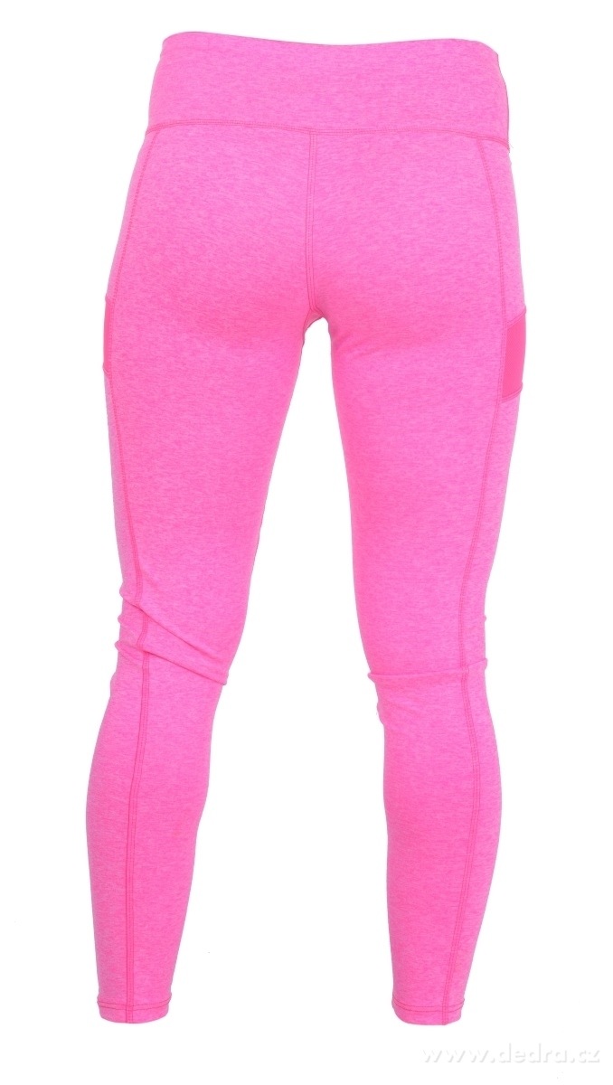 7/8 FUNKČNÍ KALHOTY, dámské, pink melange – náhled 3 | Grand Móda