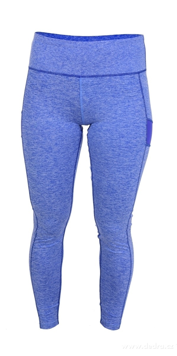 7/8 FUNKČNÍ KALHOTY, dámské, blue melange – náhled 2 | Grand Móda