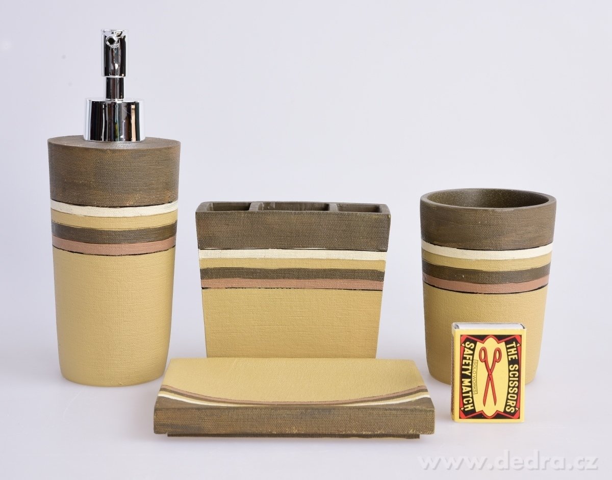 4 dílná koupelnová souprava NATUR LINE – náhled 2 | Grand Móda