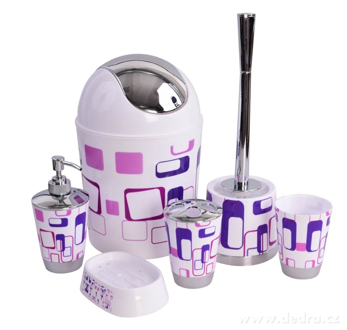 6 dílný koupelnový set, RETRO 60th | Sady doplňků | Grand Móda