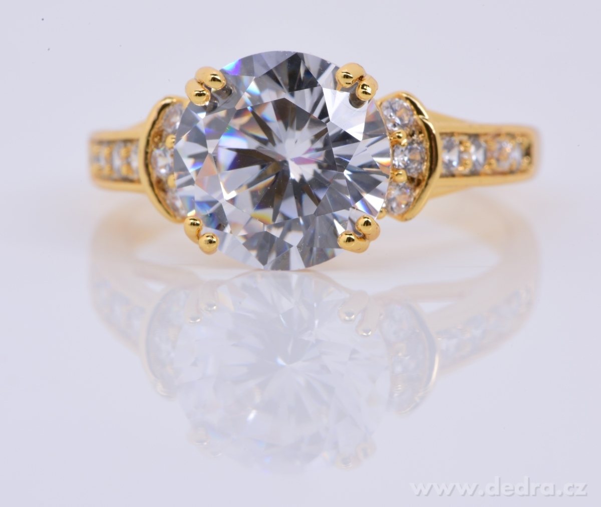 Prsten, se zirkony – náhled 2 | Grand Móda