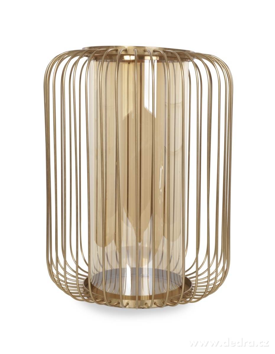 37 cm vysoký svícen, nerezový, mřížkový | Svícny | Grand Móda