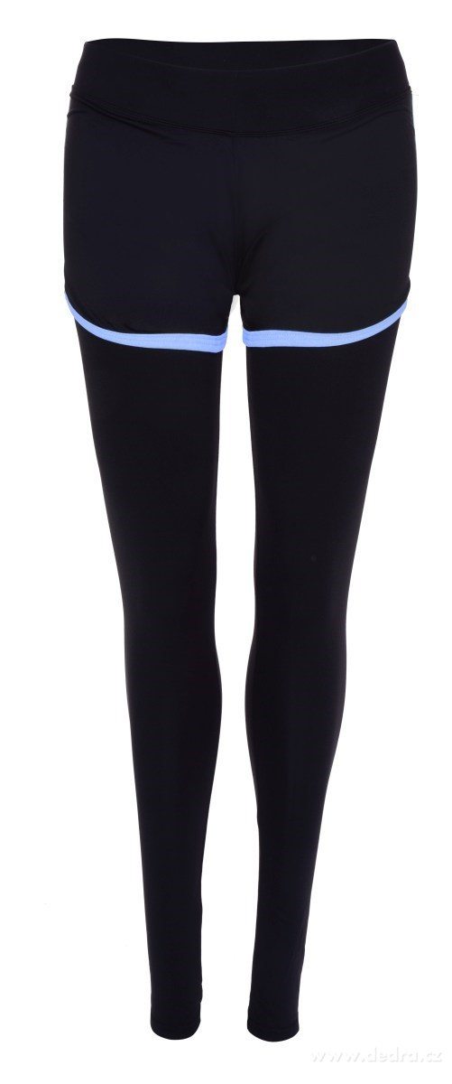 Dámské funkční legíny, s efektně našitými kraťasy | Legíny a íortky | Grand Móda