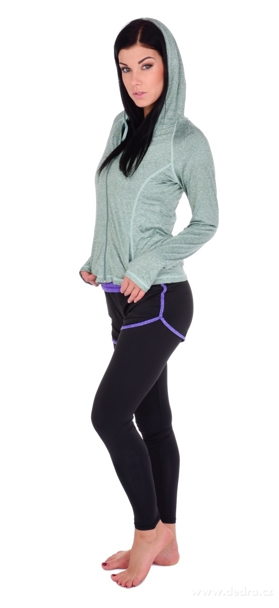 Dámské funkční legíny, s efektně našitými kraťasy – náhled 4 | Grand Móda