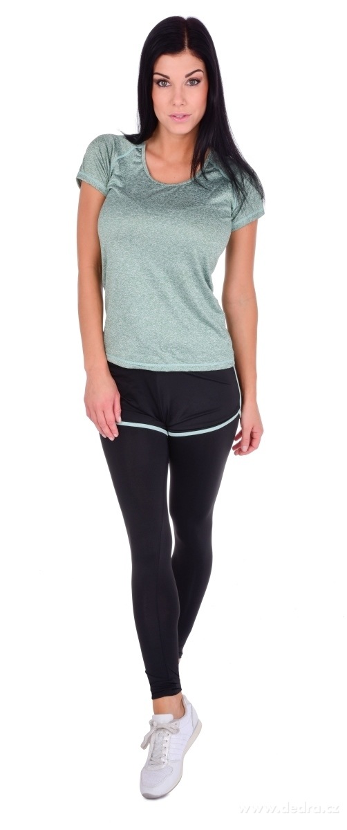 Dámské funkční legíny, s efektně našitými kraťasy – náhled 2 | Grand Móda