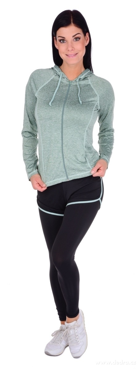 Dámské funkční legíny, s efektně našitými kraťasy – náhled 3 | Grand Móda