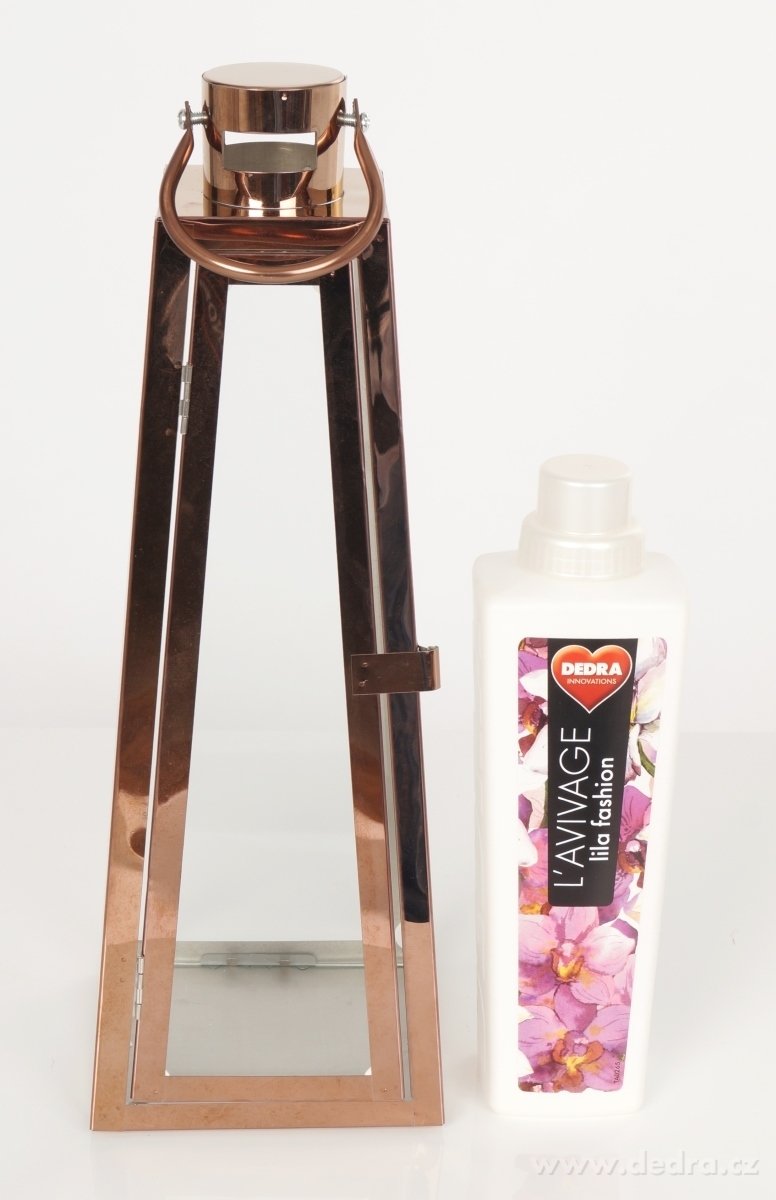 Nerezová lucerna, v měděné barvě – náhled 6 | Grand Móda