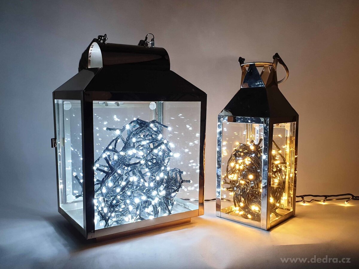 Nerezová lucerna, v měděné barvě – náhled 3 | Grand Móda