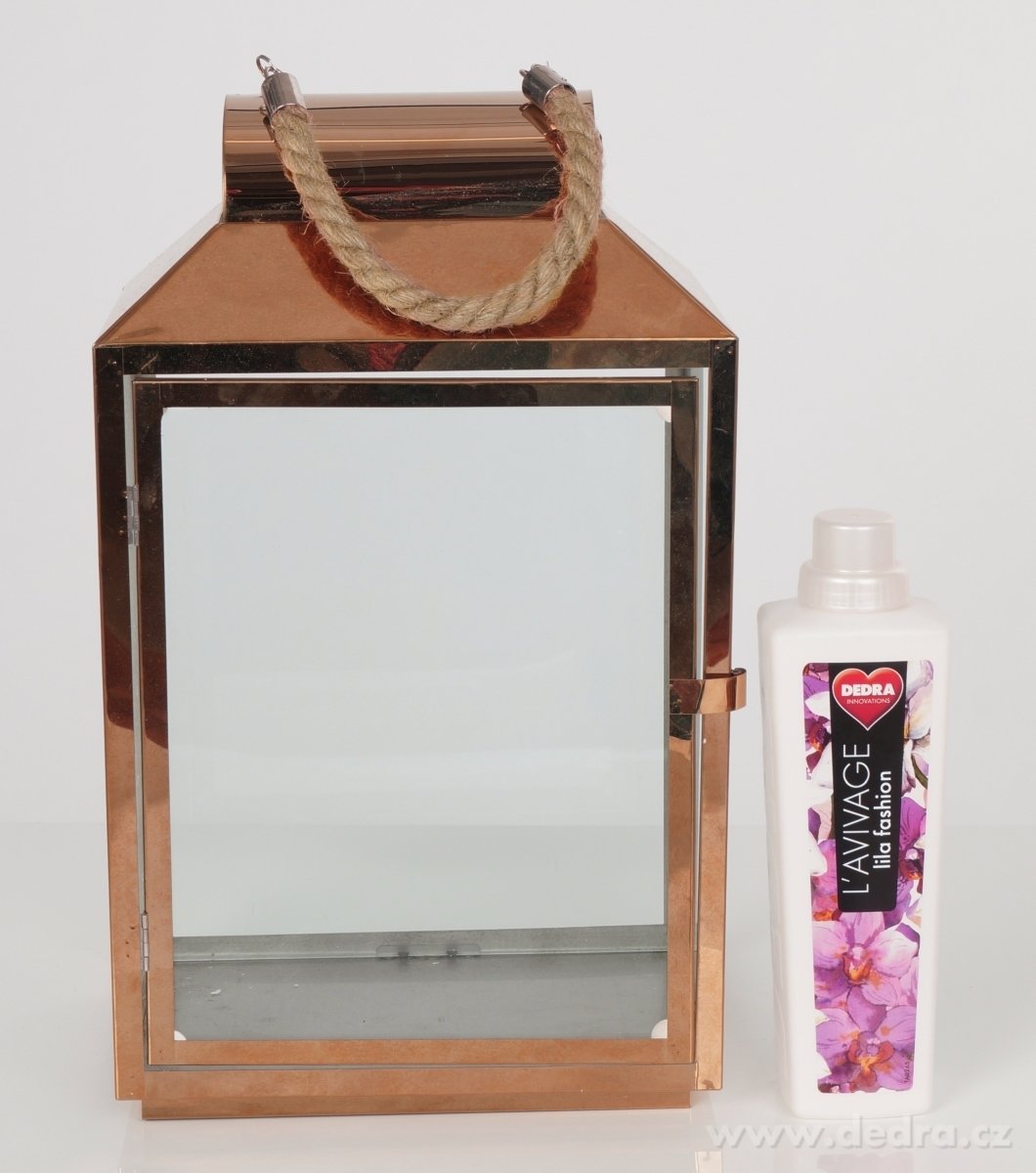 Nerezová lucerna, v měděné barvě – náhled 6 | Grand Móda