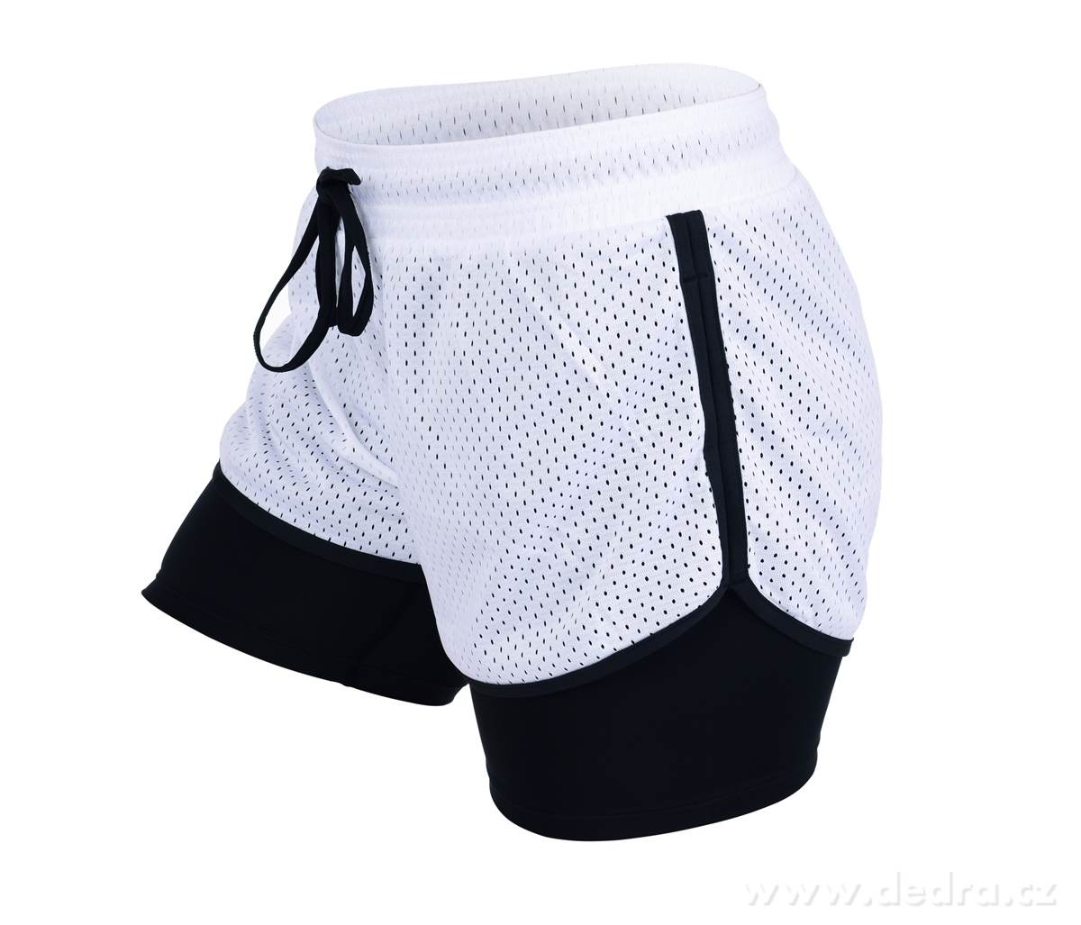 DÁMSKÉ KRAŤASY, bílo černé