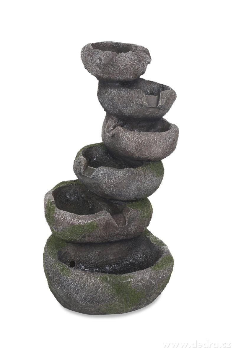 Vodní kaskáda pokojová fontána, s LED osvětlením | Pokojové fontány | Grand Móda