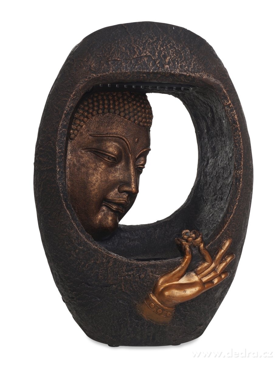 BUDDHA pokojová fontána, s LED osvětlením | Pokojové fontány | Grand Móda