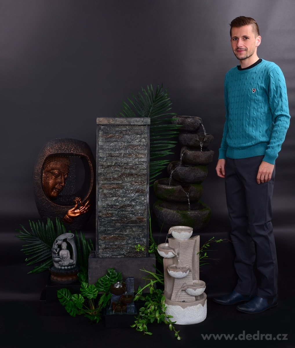 BUDDHA pokojová fontána, s LED osvětlením – náhled 6 | Grand Móda