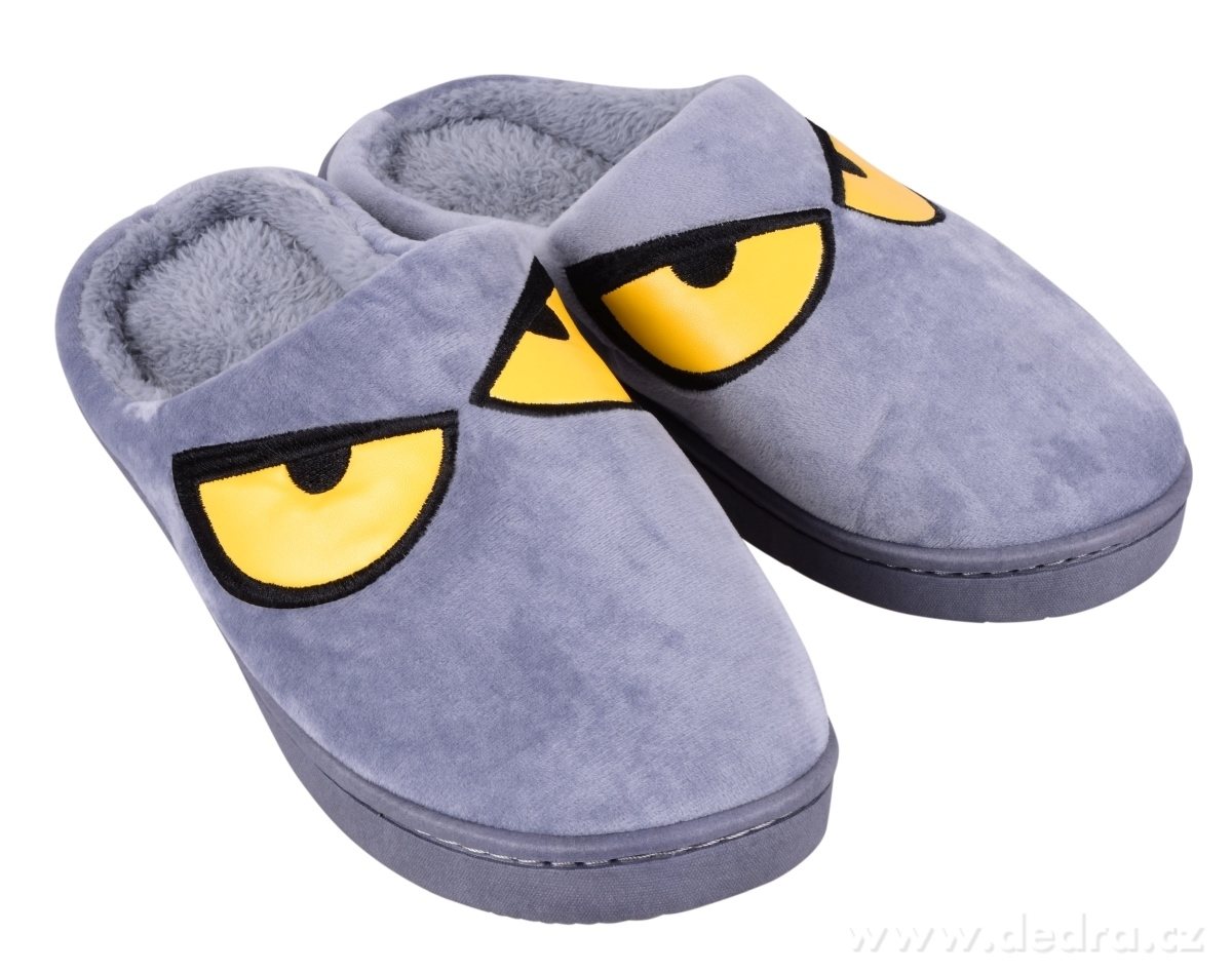 Hřejivé pantofle REBELITO®, domácí, v šedé barvě | Obuv, ponožky & spol. | Grand Móda