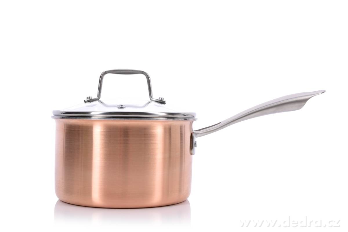 1, 7 L rendlík s poklicí, CUPRUM&STEEL INDUCTION | Hrnce a pekáče | Grand Móda