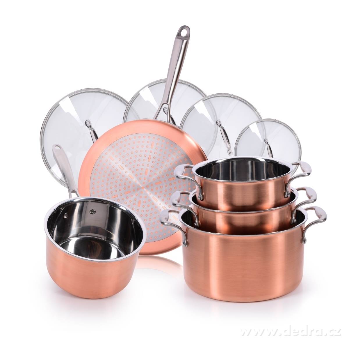 2, 4 L hrnec s poklicí, CUPRUM&STEEL INDUCTION – náhled 3 | Grand Móda