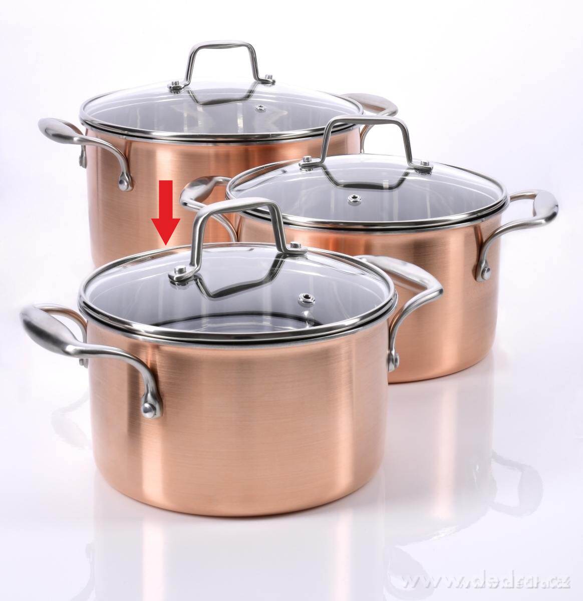 3, 4 L hrnec s poklicí, CUPRUM&STEEL INDUCTION – náhled 6 | Grand Móda