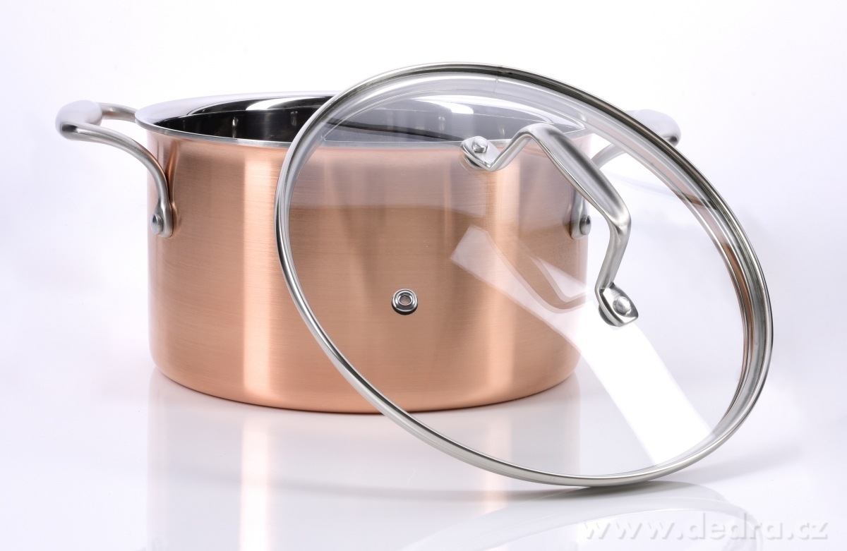 6 L hrnec s poklicí, CUPRUM&STEEL INDUCTION – náhled 4 | Grand Móda