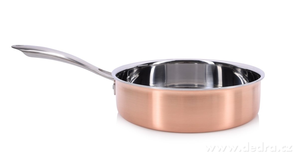 2, 4L pánev s poklicí, CUPRUM&STEEL INDUCTION | Hrnce a pekáče | Grand Móda
