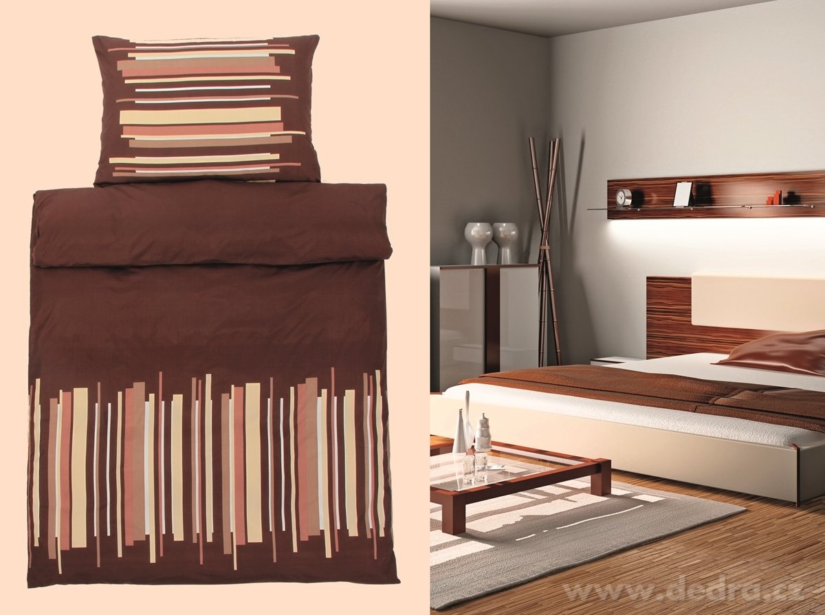 CHOCOLATE STRIPS, 2 dílná ložní – náhled 3 | Grand Móda