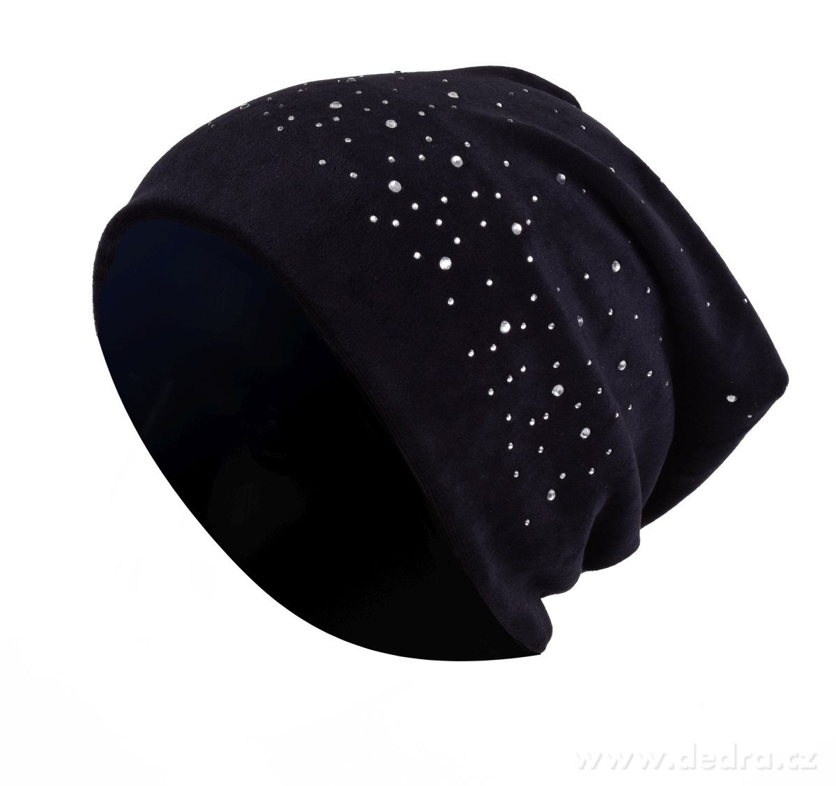 GLITTER čepice s kamínkovou aplikací – náhled 4 | Grand Móda