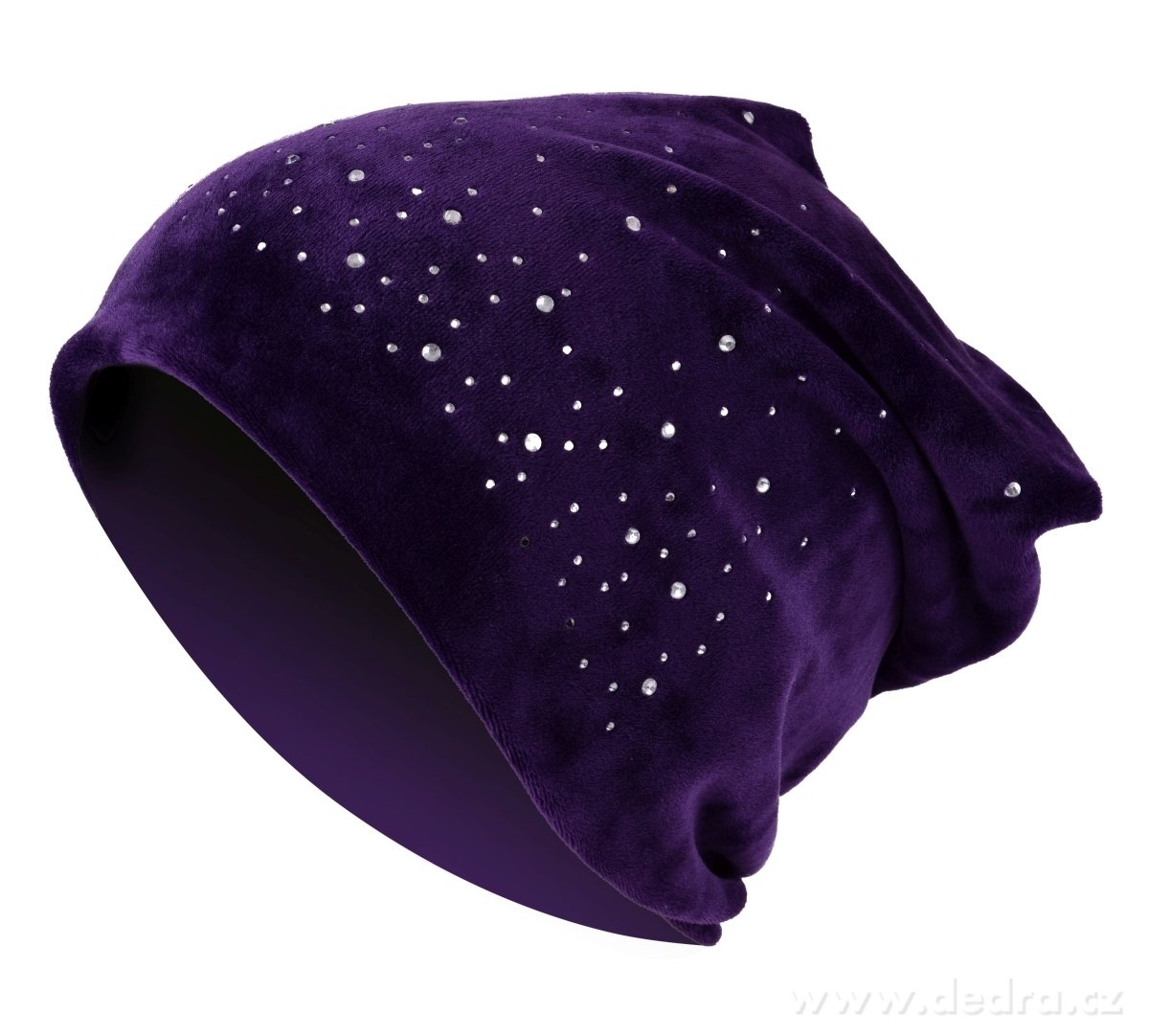 GLLITER čepice s kamínky – náhled 4 | Grand Móda