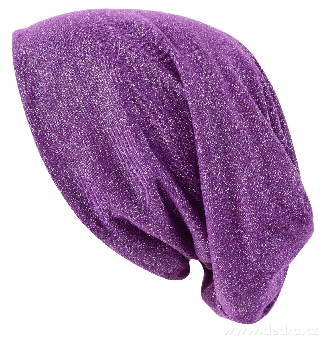 SHINY třpytivá čepice s lurexovou nitkou – náhled 2 | Grand Móda