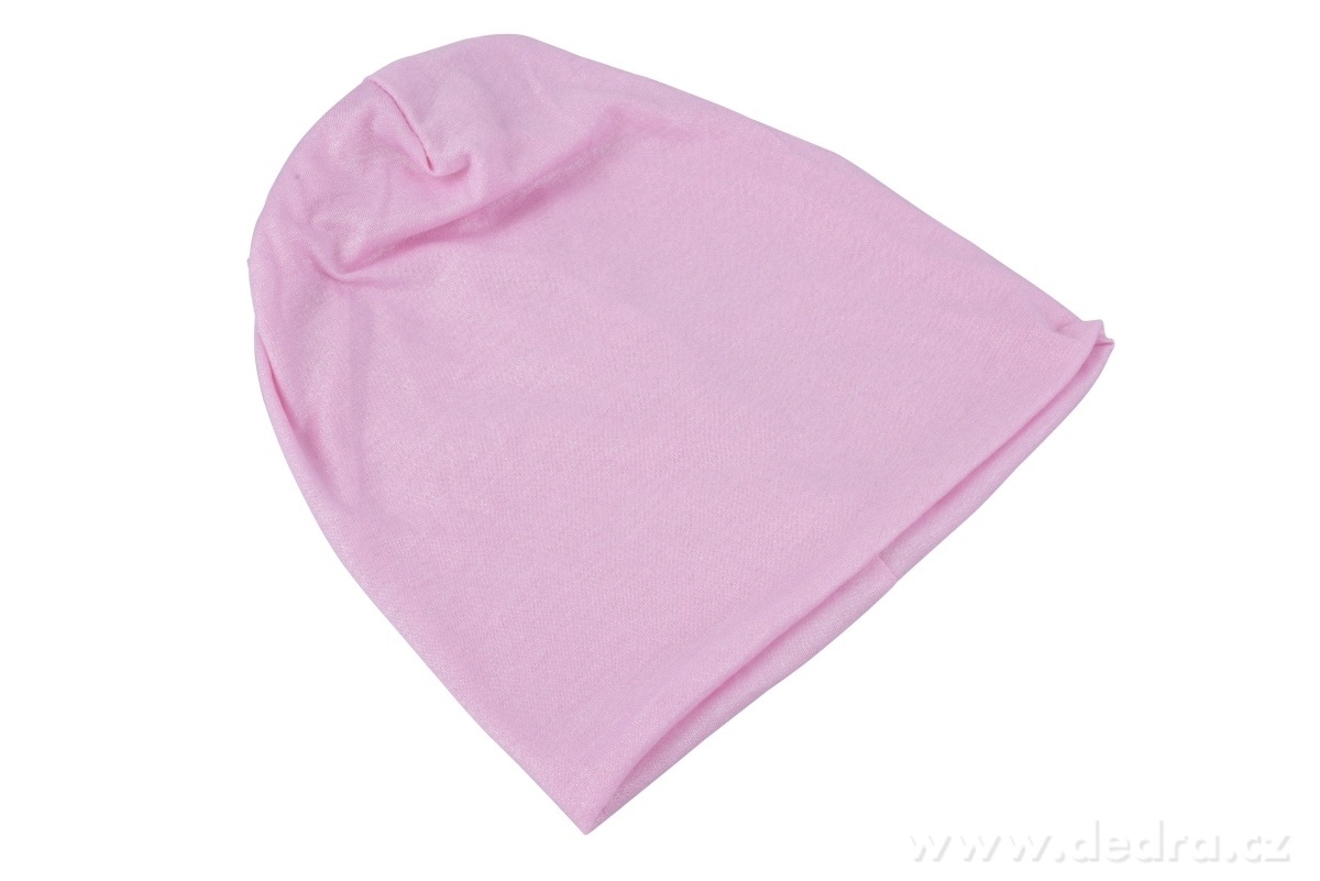 SHINY třpytivá čepice s lurexovou nitkou, růžová | îepice | Grand Móda