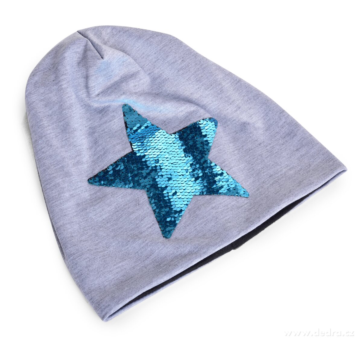 STAR 2v1 čepice s dvoubarevnou pajetkovou hvězdou