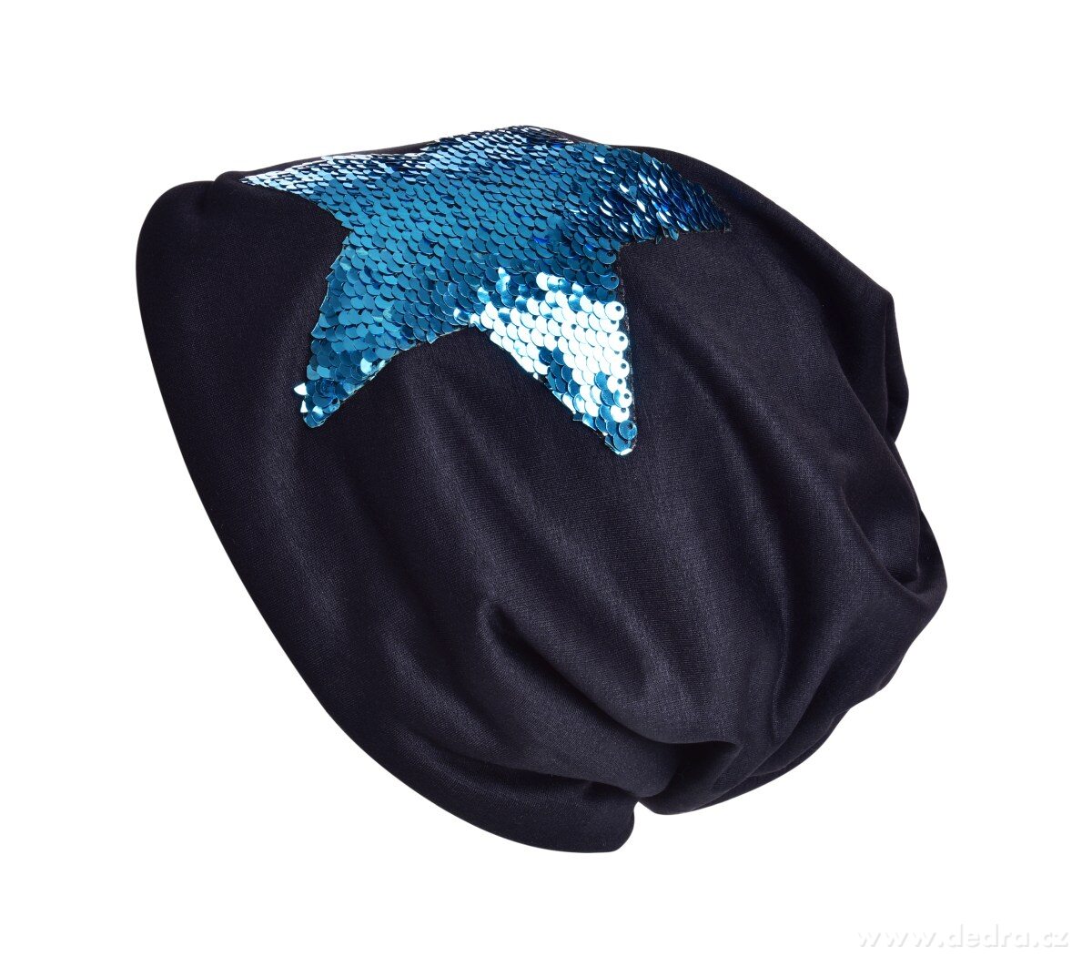 STAR 2v1 čepice s dvoubarevnou pajetkovou hvězdou – náhled 3 | Grand Móda