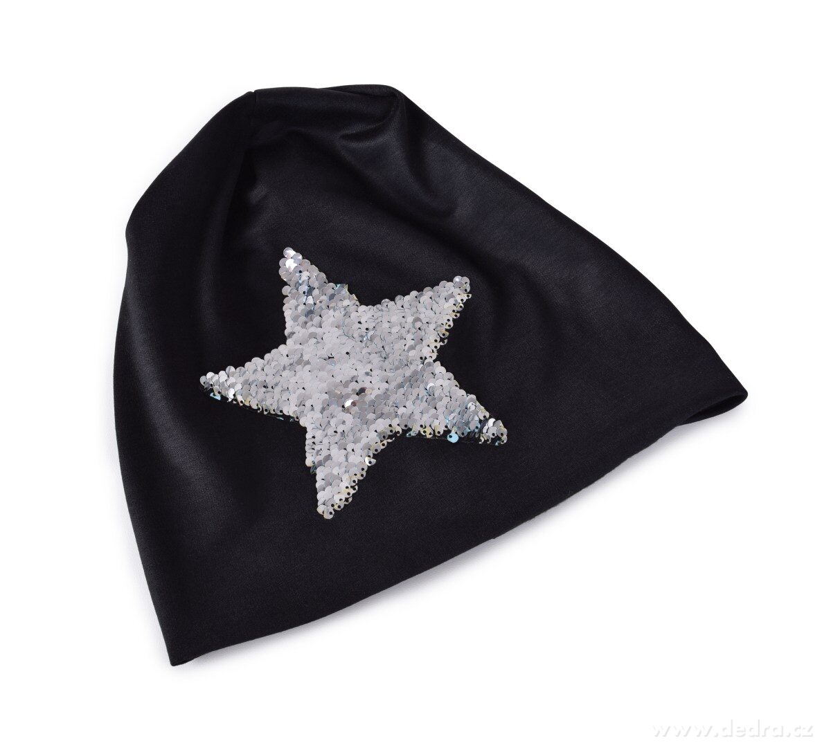 STAR 2v1 čepice s dvoubarevnou pajetkovou hvězdou – náhled 4 | Grand Móda