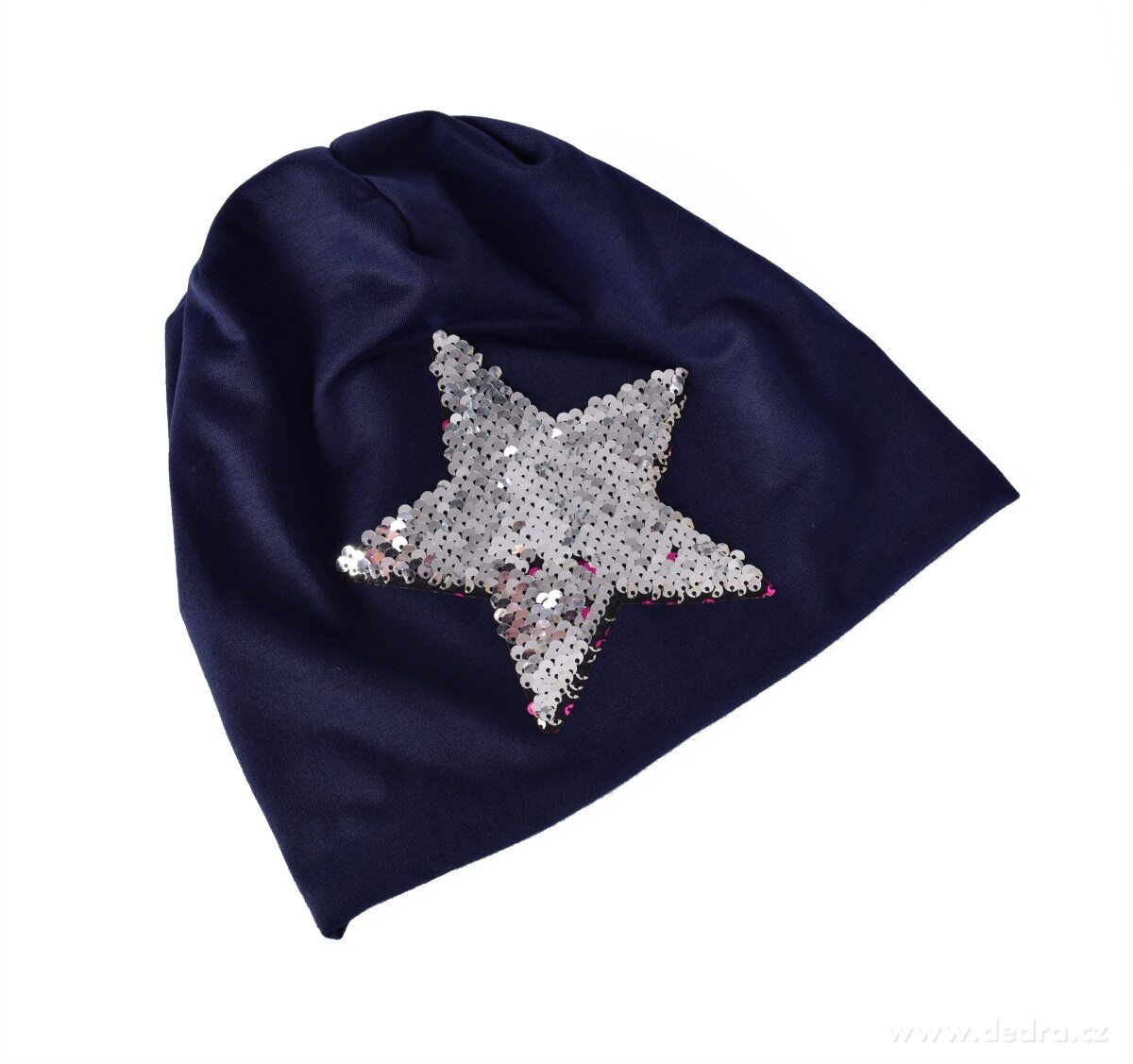 STAR 2v1 čepice s dvoubarevnou pajetkovou hvězdou – náhled 4 | Grand Móda