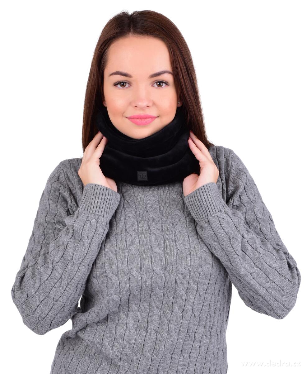 FC BLACK BADGE, 3v1 čepice & nákrčník & kukla, hebký sametový multifunkční doplněk – náhled 4 | Grand Móda